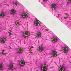 GERBERAS - Waterproof woven fabric