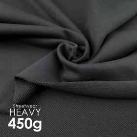 French terry TWILL / HEAVY 450g - GRAPHITE