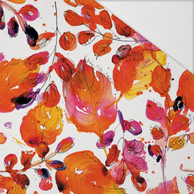 PAINTED FLOWERS  - Hydrophobic brushed knit