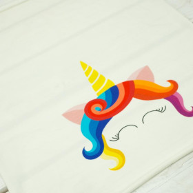 UNICORN / rainbow - panel single jersey TE210