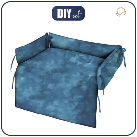 ANIMAL BED - CAMOUFLAGE pat. 2 / dark blue - sewing set