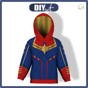 KID'S HOODIE (ALEX) - SUPERHERO PAT. 5 - sewing set