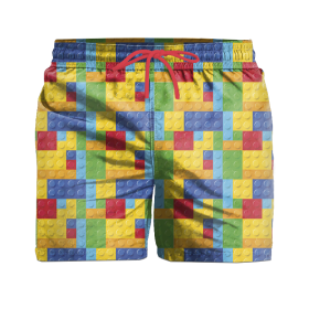 Men's swim trunks - BRICKS - sewing set