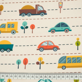 COLORFUL CARS - looped knit SP250