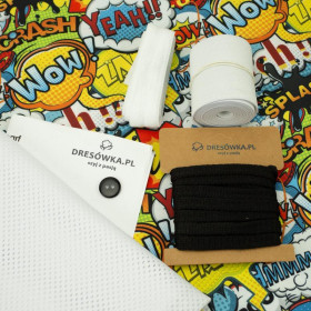 Men's swim trunks - COMIC BOOK - sewing set
