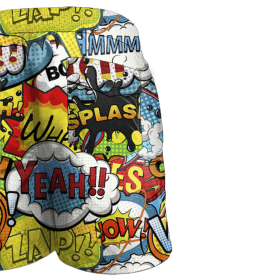 Men's swim trunks - COMIC BOOK - sewing set