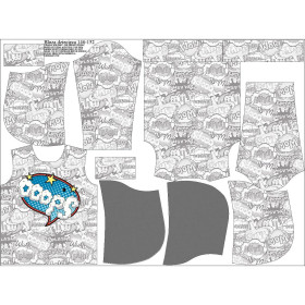 KID'S HOODIE (ALEX) - COMIC BOOK / ooops - sewing set