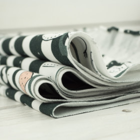 CATS IN GLASSES / grey - looped knit SP250