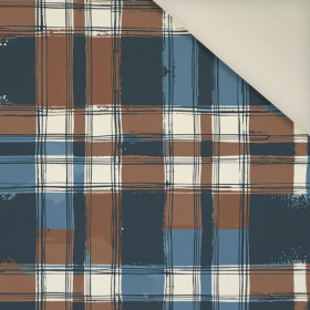 CHECK / Mocha Mousse - Upholstery velour 