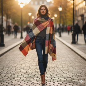 CHECK PAT. 21 - brushed knitwear with elastane ITY