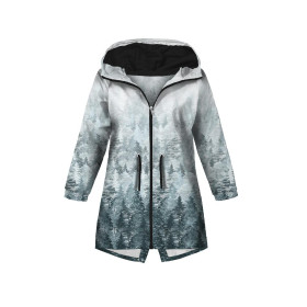 KIDS PARKA (ARIEL) - FORREST OMBRE (WINTER IN THE MOUNTAIN) - softshell