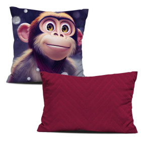 DECORATIVE PILOWS - ANIMATED MONKEY - sewing set