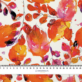 PAINTED FLOWERS  - Hydrophobic brushed knit