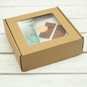 MINT / fox - Cap and loop creative sewing set