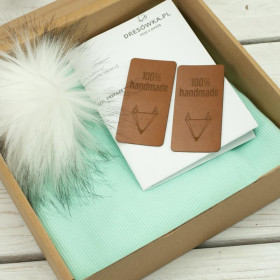MINT / fox - Cap and loop creative sewing set