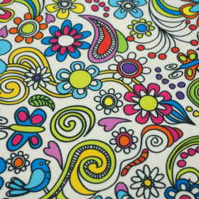 MINI KASHUBIAN FOLKLORE - Waterproof woven fabric