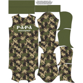 MEN’S HOODIE (COLORADO) - PAPA / CAMOUFLAGE - sewing set DE