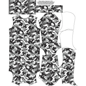 MEN’S HOODIE (COLORADO) - CAMOUFLAGE GREY - sewing set