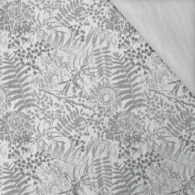 MONSTERA 2.0 (GREY) - Cotton muslin