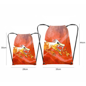 GYM BAG - RED NINJA / Choice of sizes