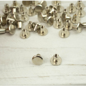 Screw-in RIVET 9 mm - nickel 