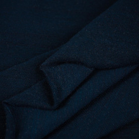 NAVY - Sweater knit fabric