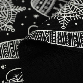 Christmas Mix / black - French terry with elastane 