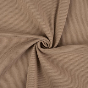 D-142 CAPPUCCINO - Ribbed knit fabric