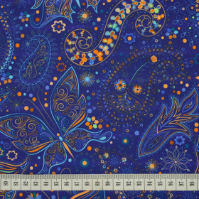 ETNO BUTTERFLIES - Waterproof woven fabric