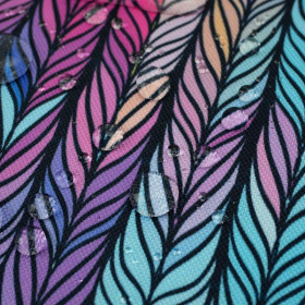 BRAID / rainbow - Waterproof woven fabric