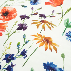 FIELD FLOWERS / white - looped knit SP250