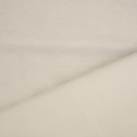 D-02 VANILLA  - looped knitwear with elastan 