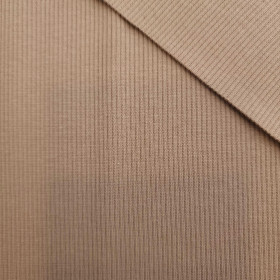Ribbed knit fabric - CAMEL (D-212) 