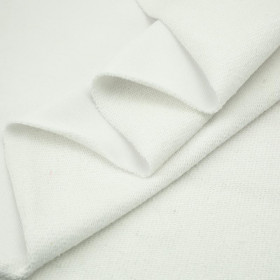 B-00 WHITE - thick looped knit P300