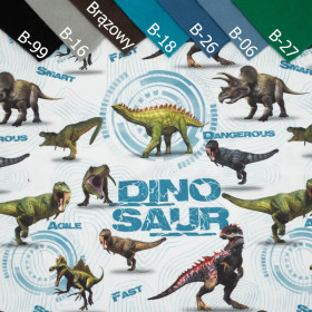 DINO SIGHT / white -  single jersey with elastane 