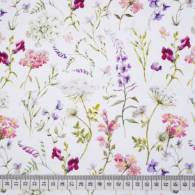 PASTEL FLOWERS - looped knit SP250