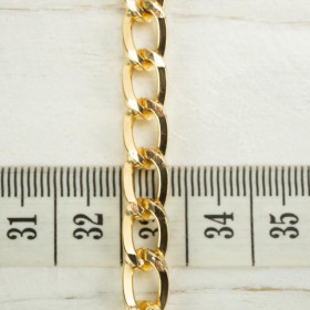 Decorative chain 7x11 mm - gold