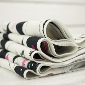 CATS IN GLASSES / pink - looped knit SP250