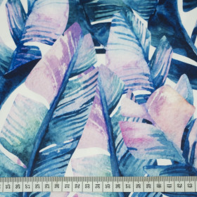 57cm WATER-COLOR LEAVES - Nylon fabric 