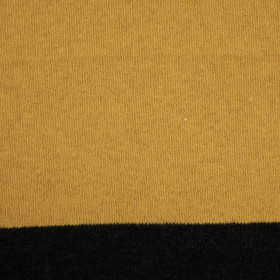STRIPES Black - Mustard - Emery sweater knit. 270g