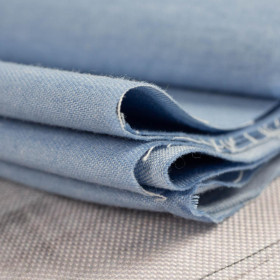 LIGHT BLUE - Jeans woven fabric 150g