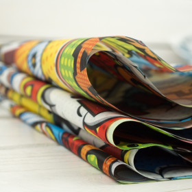 COMIC BOOK - Nylon fabric PUMI