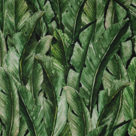 BANANA LEAVES pat. 4 (JUNGLE) - looped knit fabric