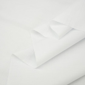 WHITE - Cotton woven fabric