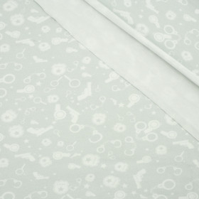 POLICE (background) / light grey - Viscose jersey WE210