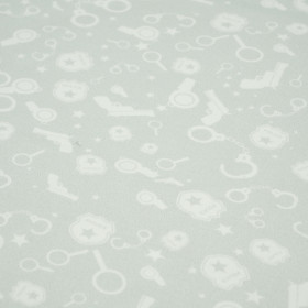 POLICE (background) / light grey - Viscose jersey WE210