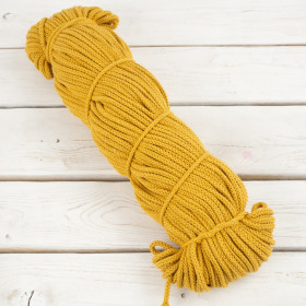 Strings cotton hank  5mm - mustard