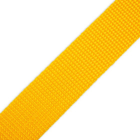 Webbing tape - canary yellow / Choice of sizes