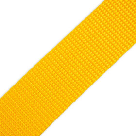 Webbing tape - canary yellow / Choice of sizes