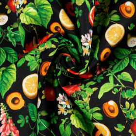 MINI PARADISE FRUITS pat. 2 (PARADISE GARDEN)  - Waterproof woven fabric